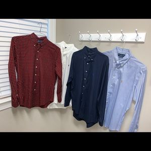 (4) Polo Ralph Lauren button collared classic fit